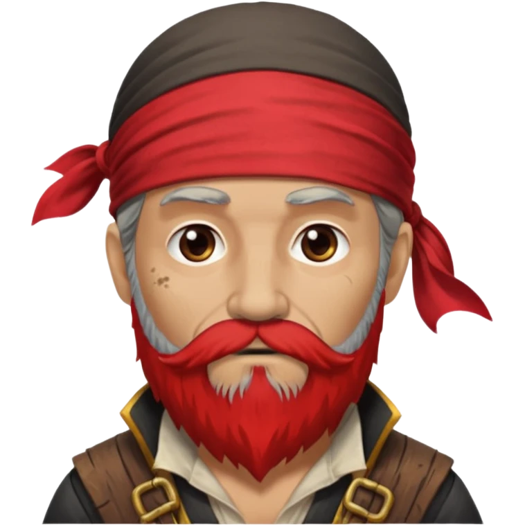 Pirate with very Long Beard. emoji