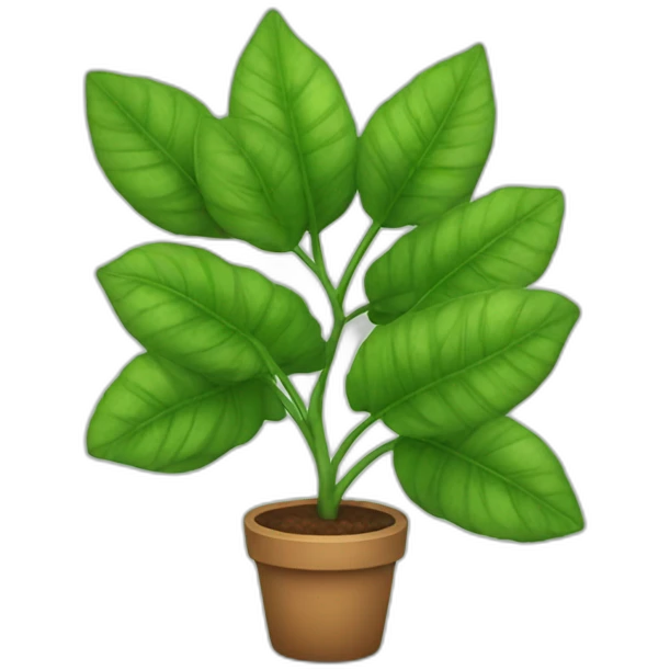 plant with big leaves emoji