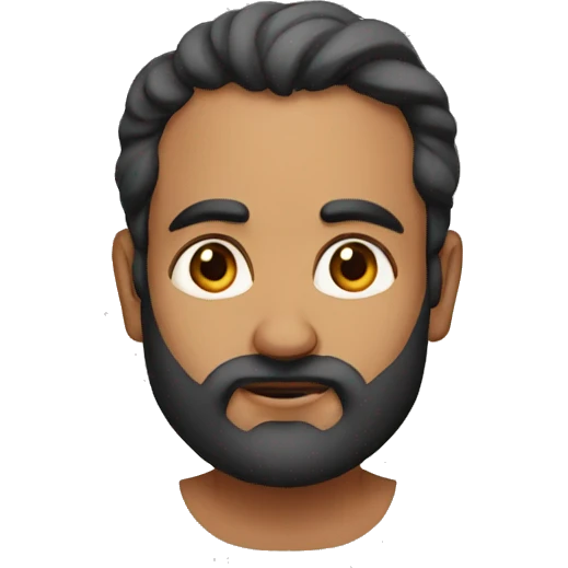 Shree ram with out beard emoji