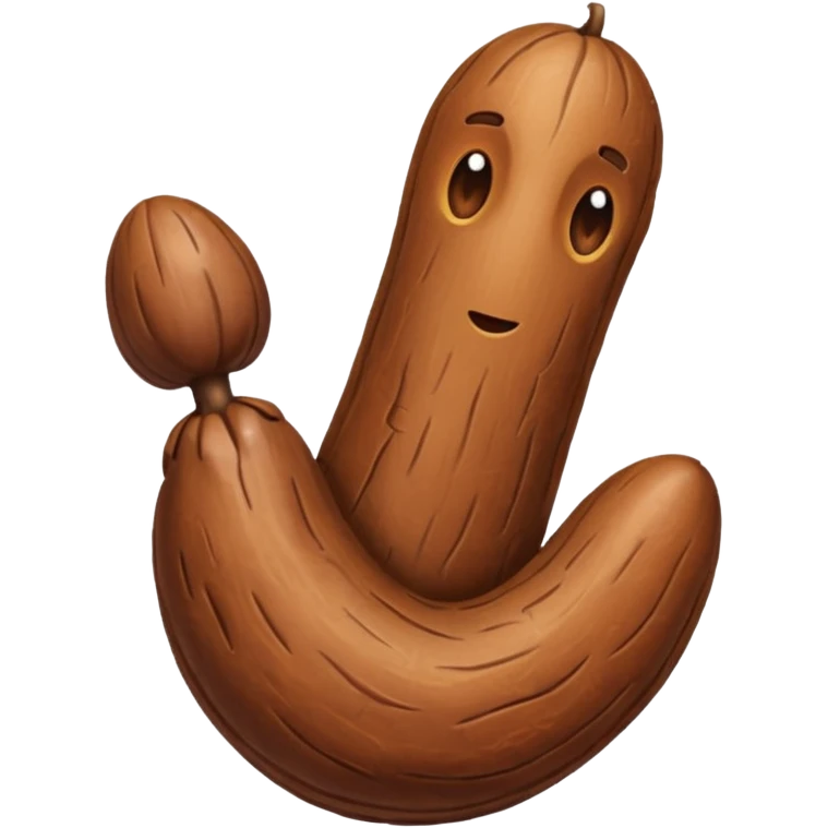 Big brown realistic dick emoji