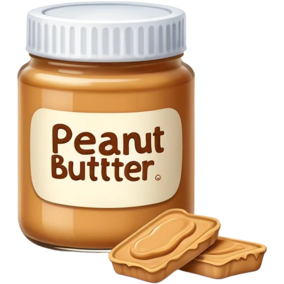 Date filled with peanut butter emoji