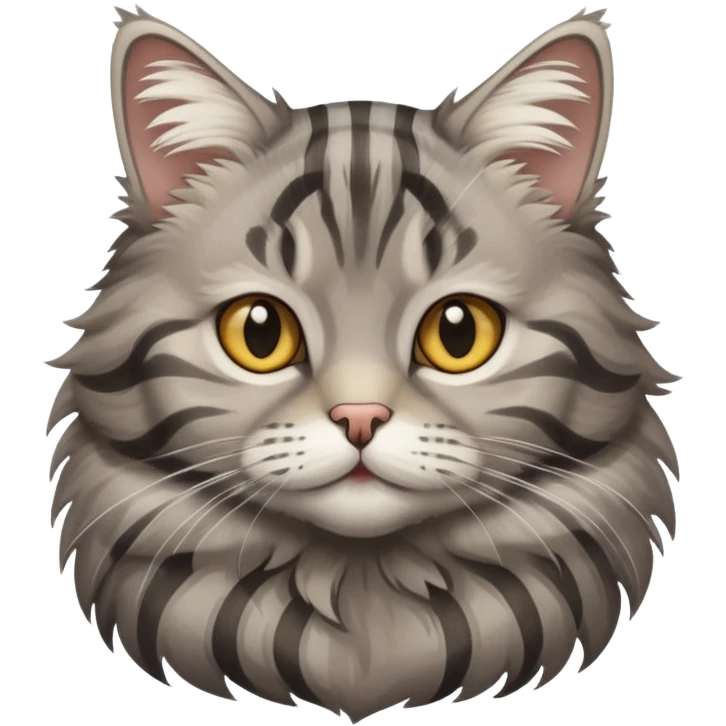 gray tabby cat emoji