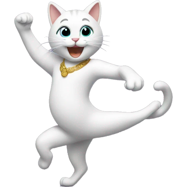 dancing cat emoji