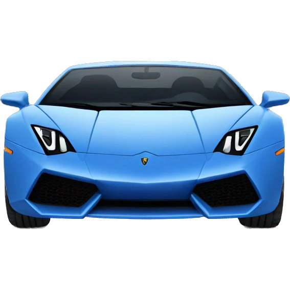 Blue lamborgini emoji