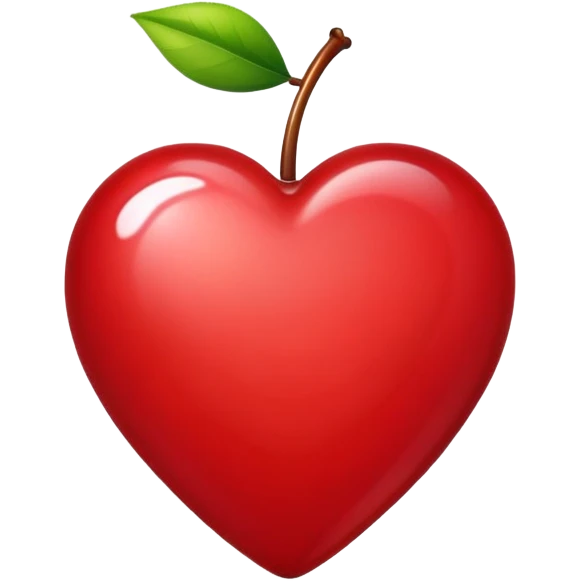 Cherry heart emoji