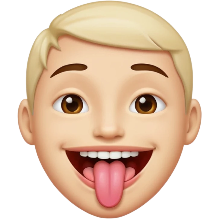 😛 with a tongue piercing emoji