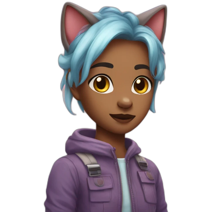Kitty boy girl lake emoji