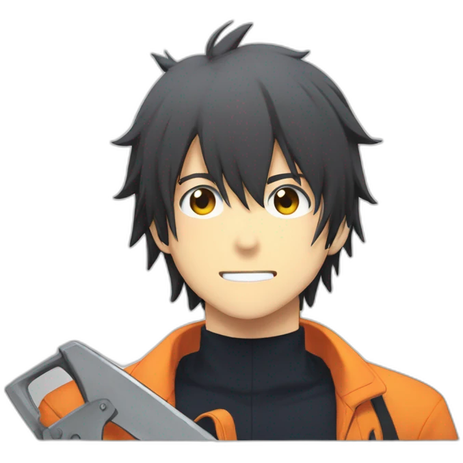 Chainsaw man denji anime emoji
