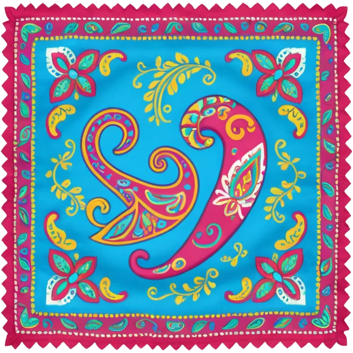 hipster bandana no human emoji