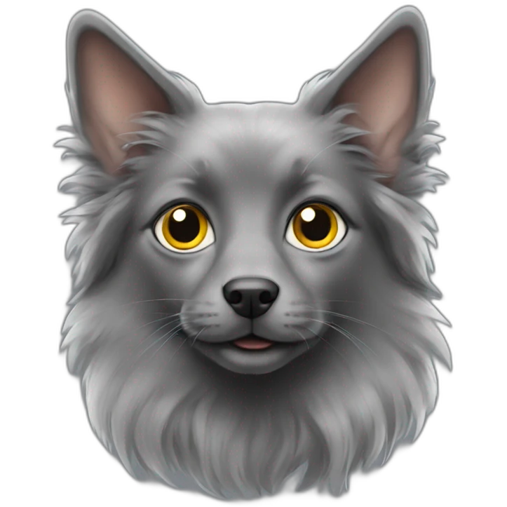 cute Nebelung emoji