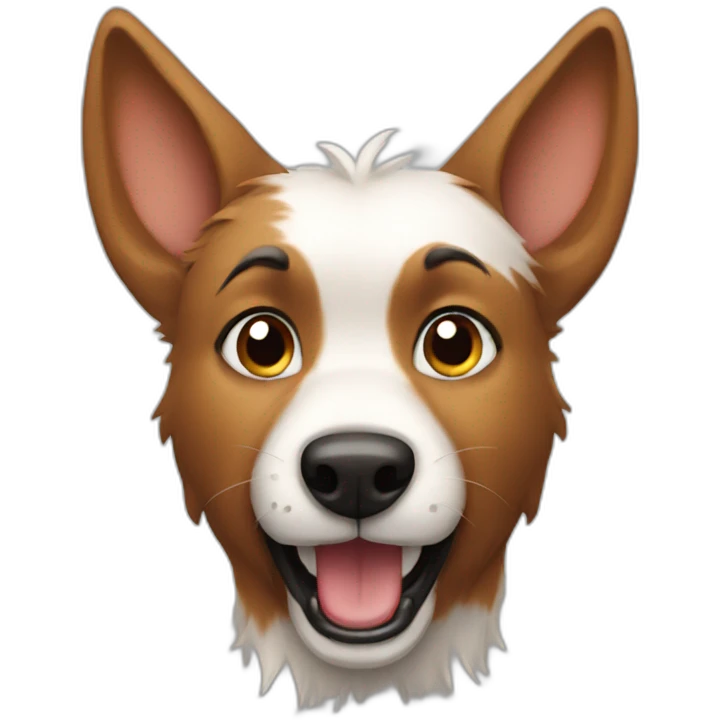 Furry barking emoji