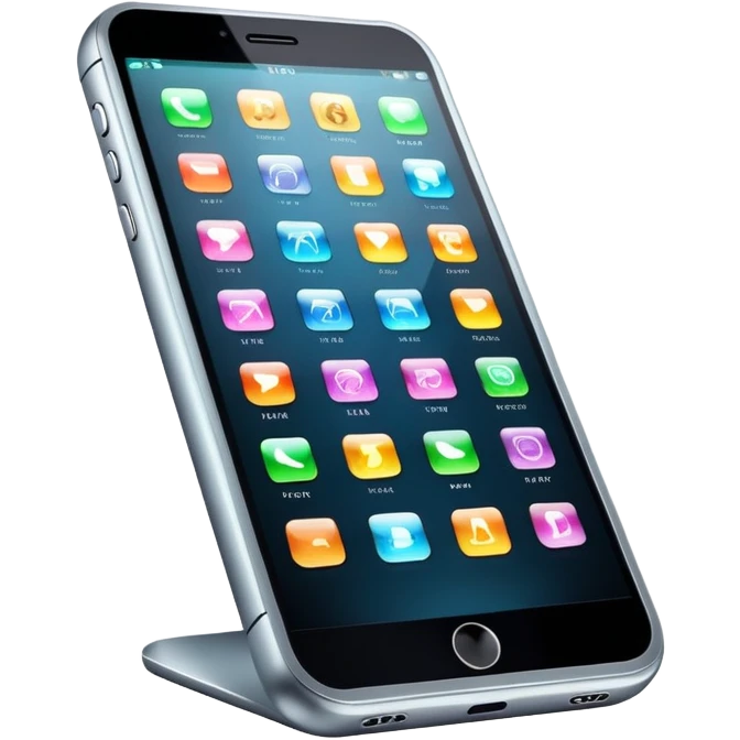 Futuristic phone emoji
