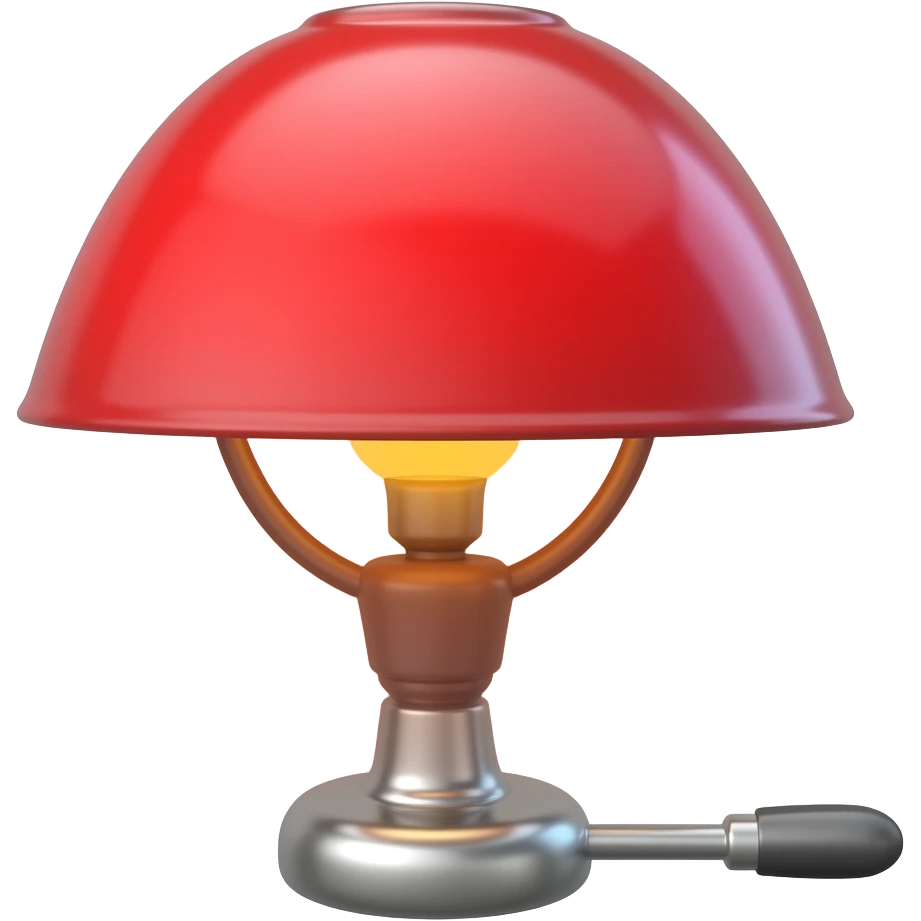 Lampara roja emoji