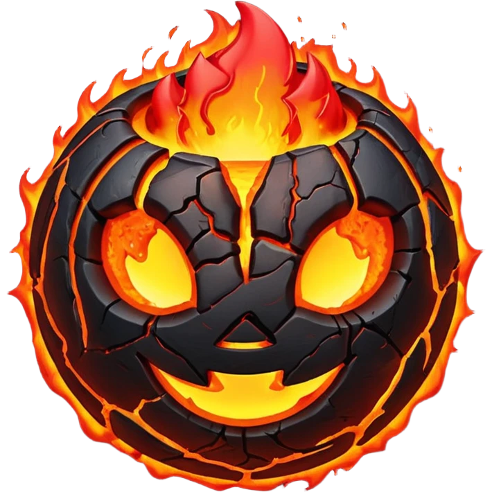 red hot planet emoji