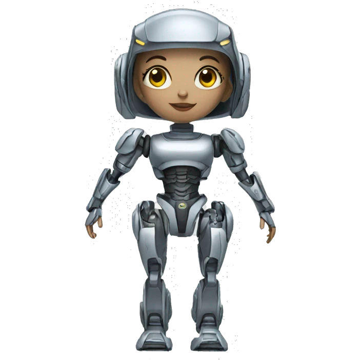 robot woman model emoji