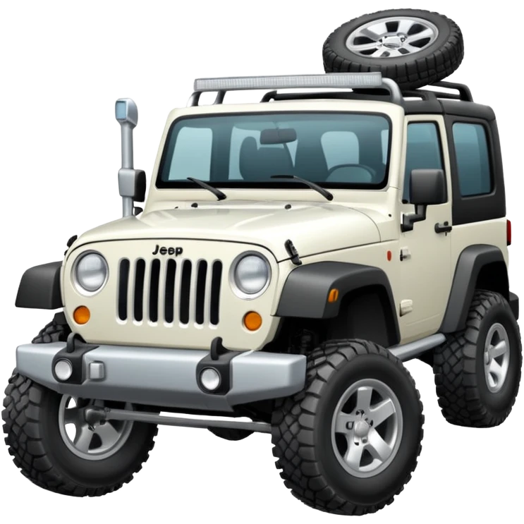 White jeep emoji
