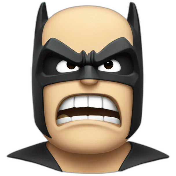 Batman angry emoji