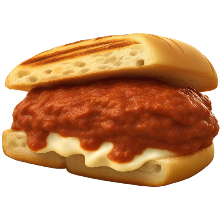 panini Bolognese with cheese  emoji