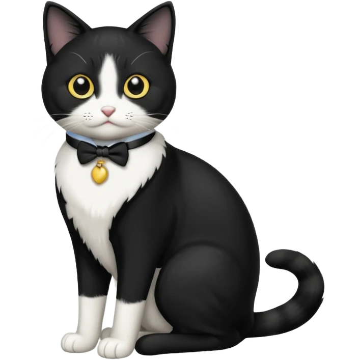 tuxedo cat emoji
