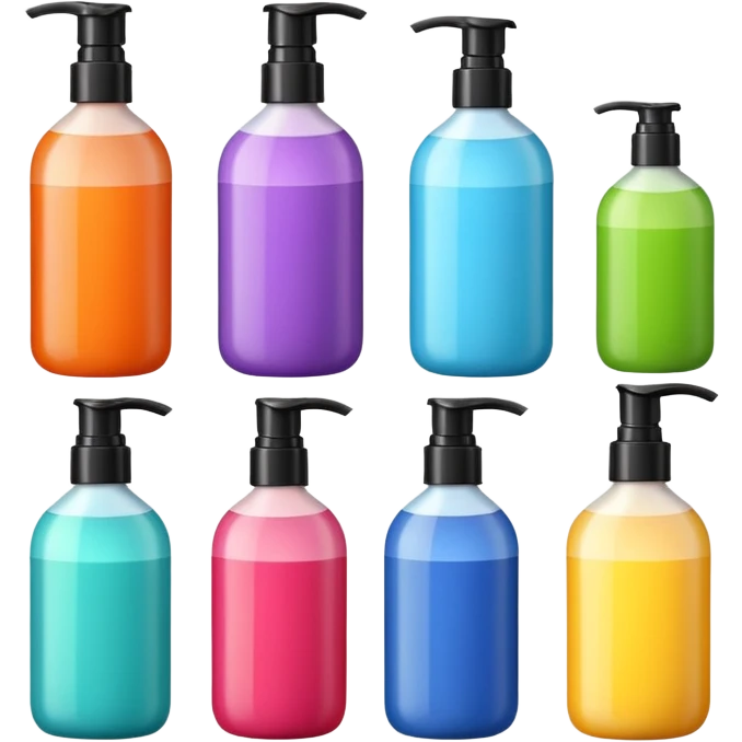 Shampoo, conditioner, mask  emoji