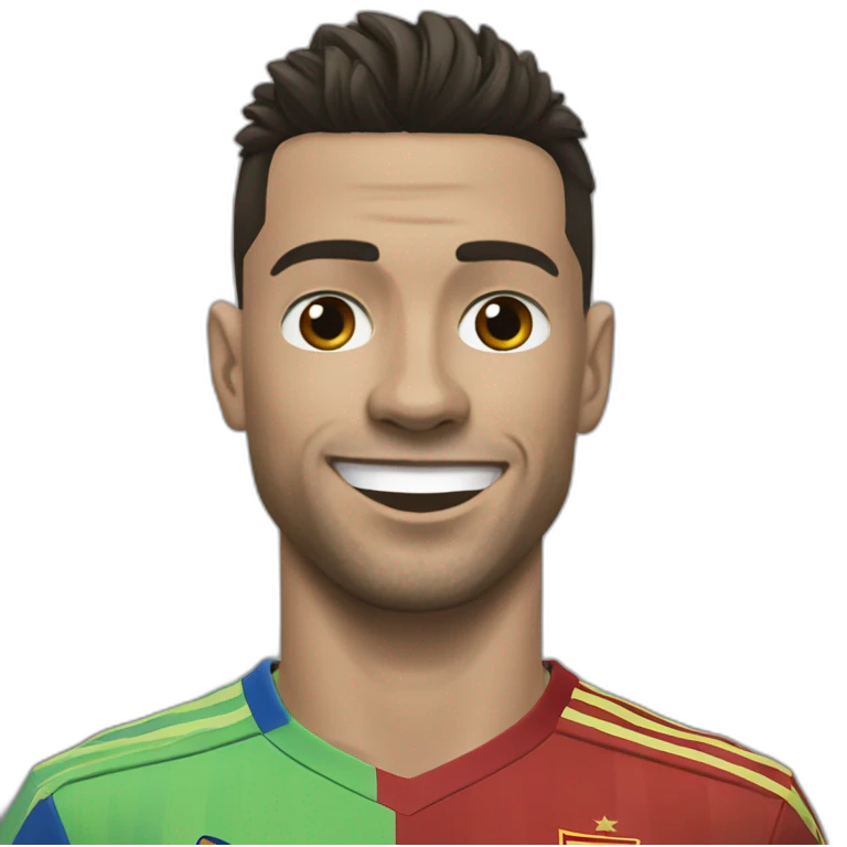 Ronaldo sur messi emoji