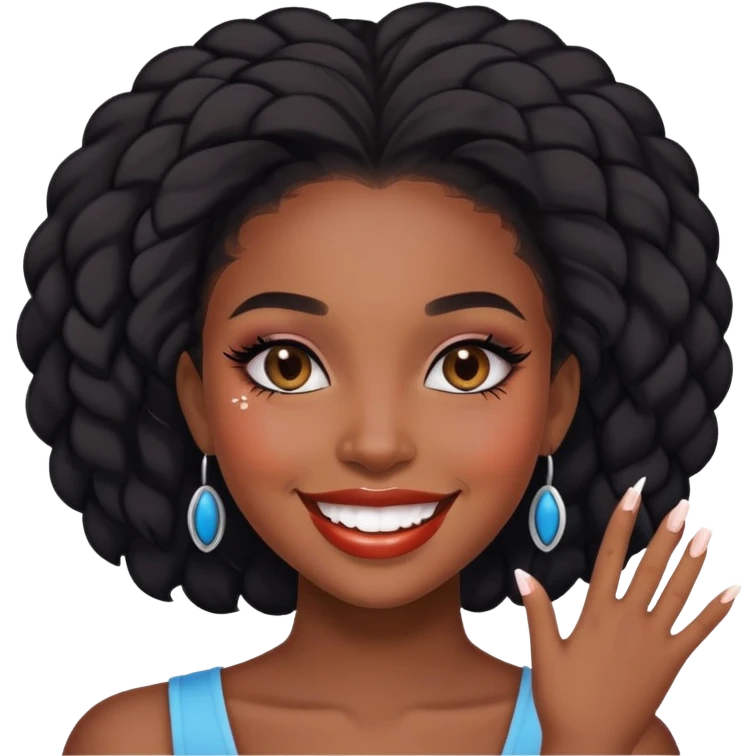 Black girl baddie  emoji