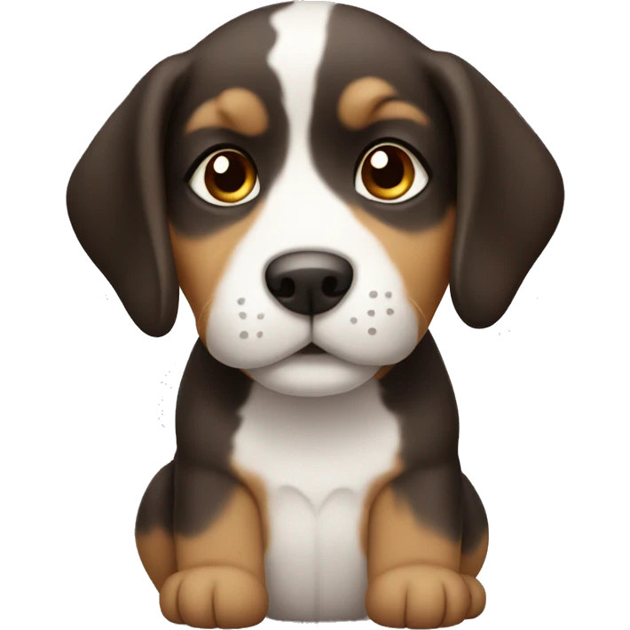 Cute puppy emoji