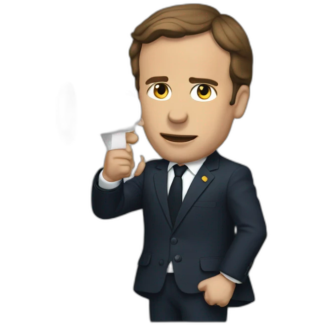 macron demission emoji
