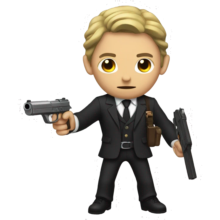 Jhon Wick With Gun emoji