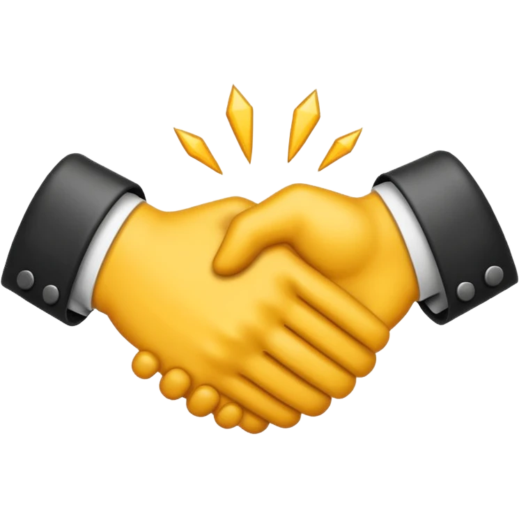 emoji of Handshake with a Slash emoji