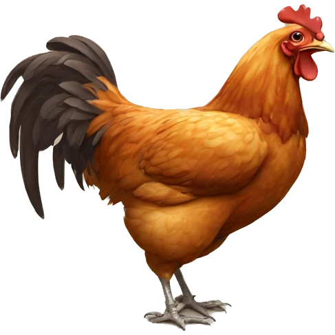 Big chicken emoji