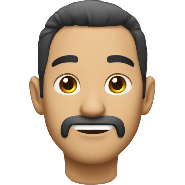 Circulo azúl con shek emoji