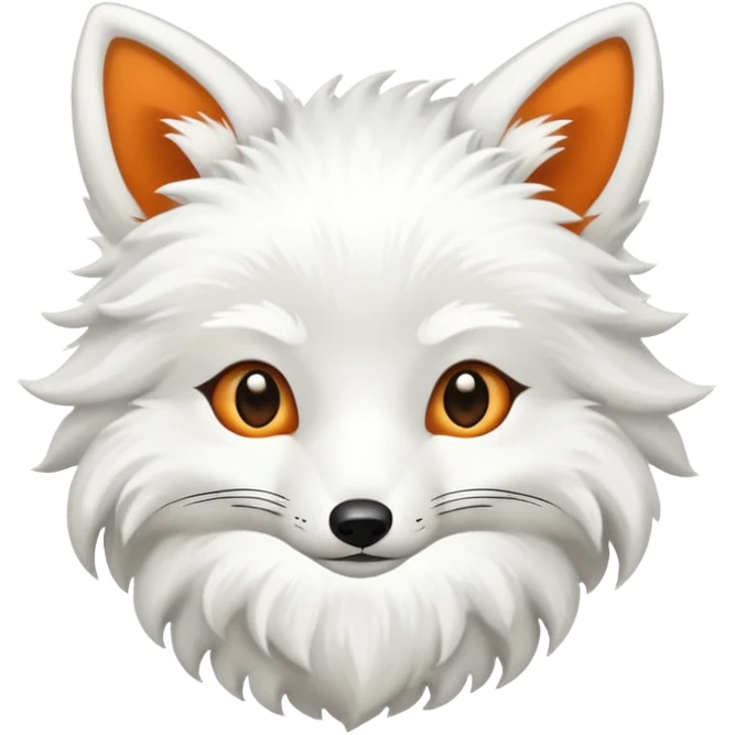 White fox emoji