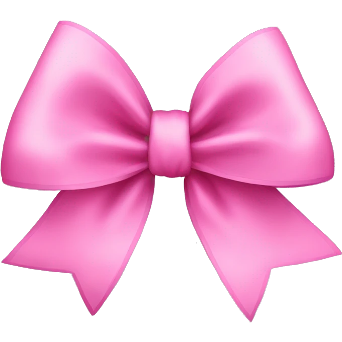 pink bow emoji