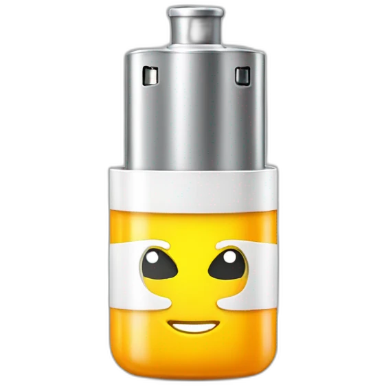 rechargeable batteries with light emoji
