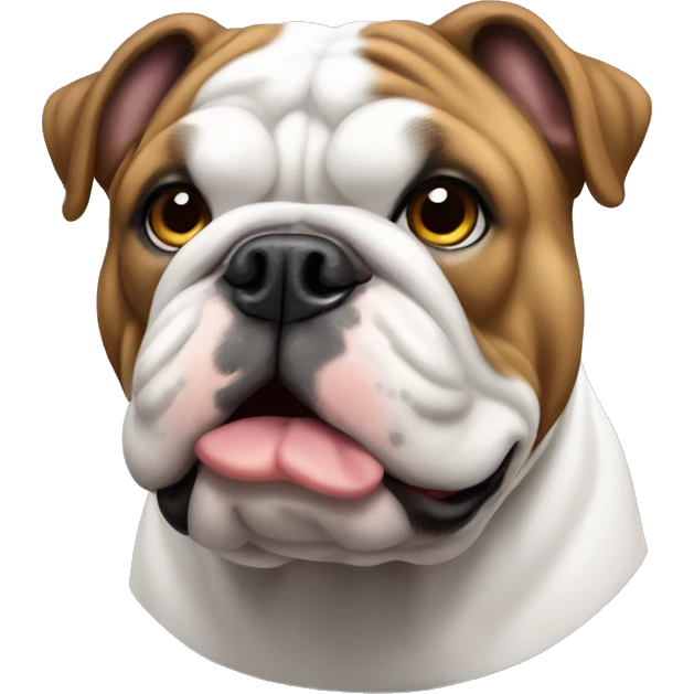 tricolor english bulldog emoji