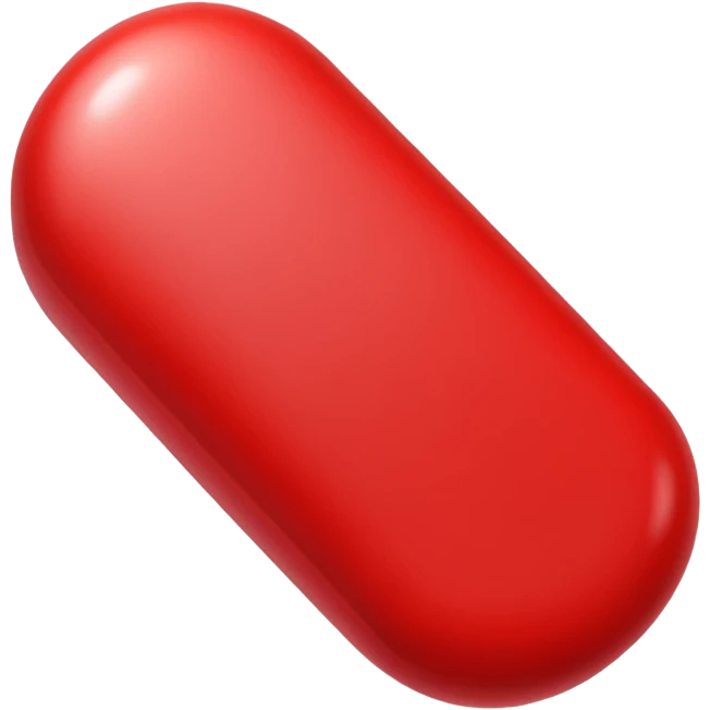 A Case in red Pill emoji
