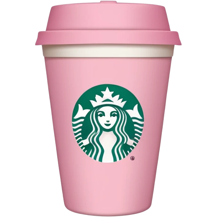 pink Starbucks  emoji