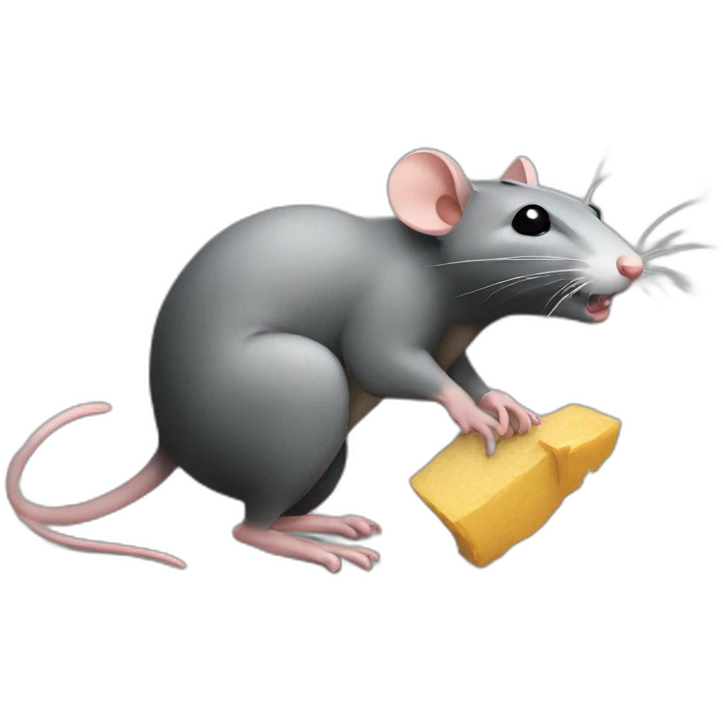 a rat stealing something emoji