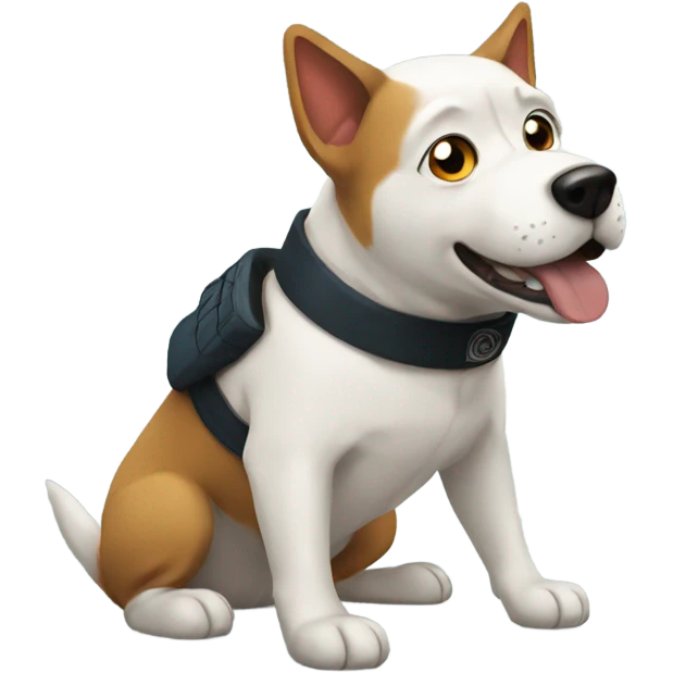 Naruto as a dog emoji