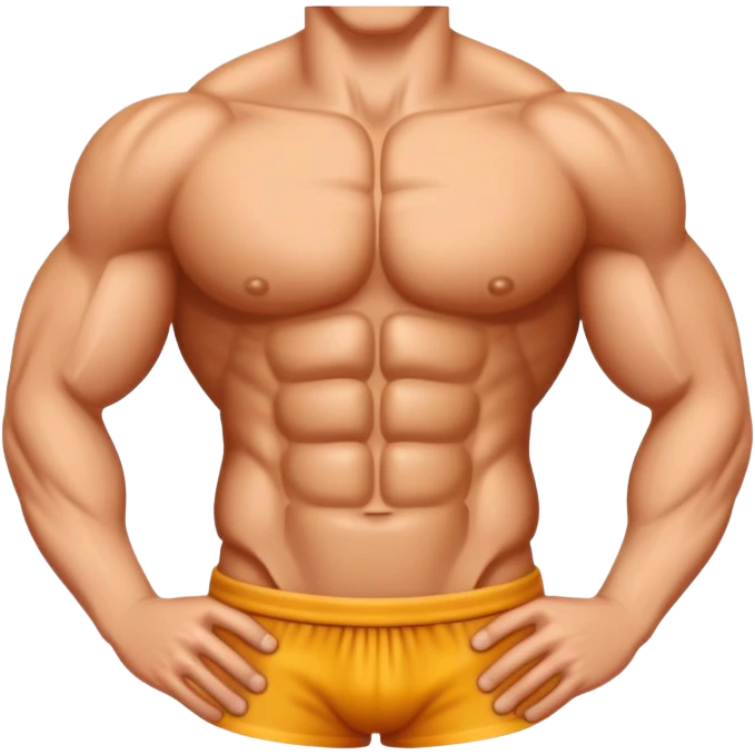 abdominal muscles emoji