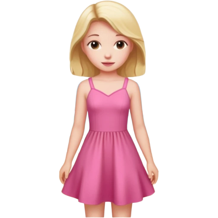 GIRL IN pink on the beach emoji