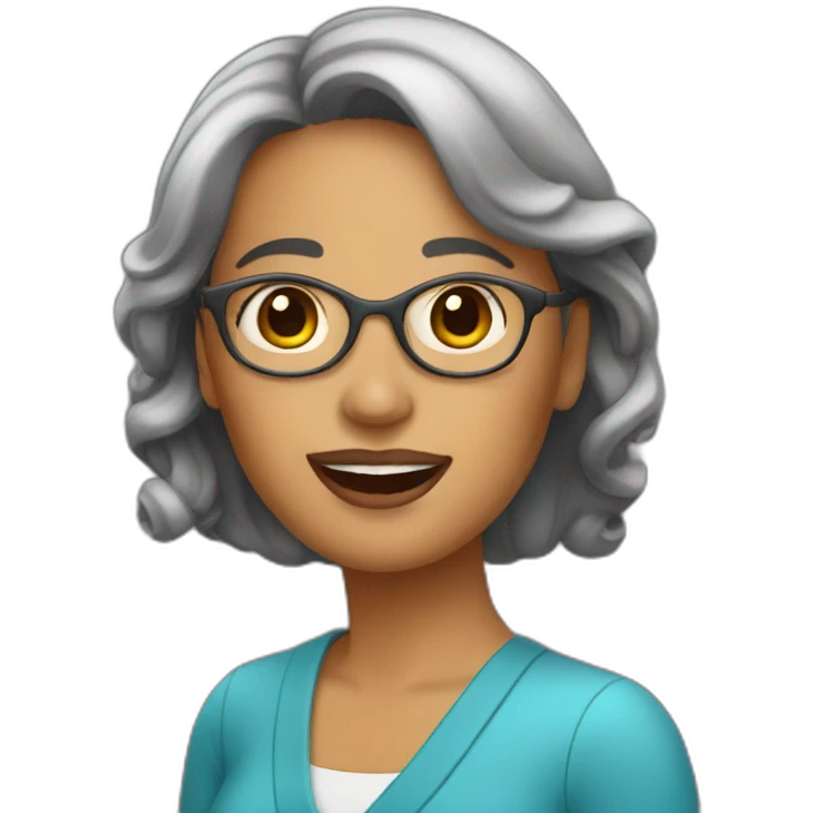 Lady vocal coach emoji