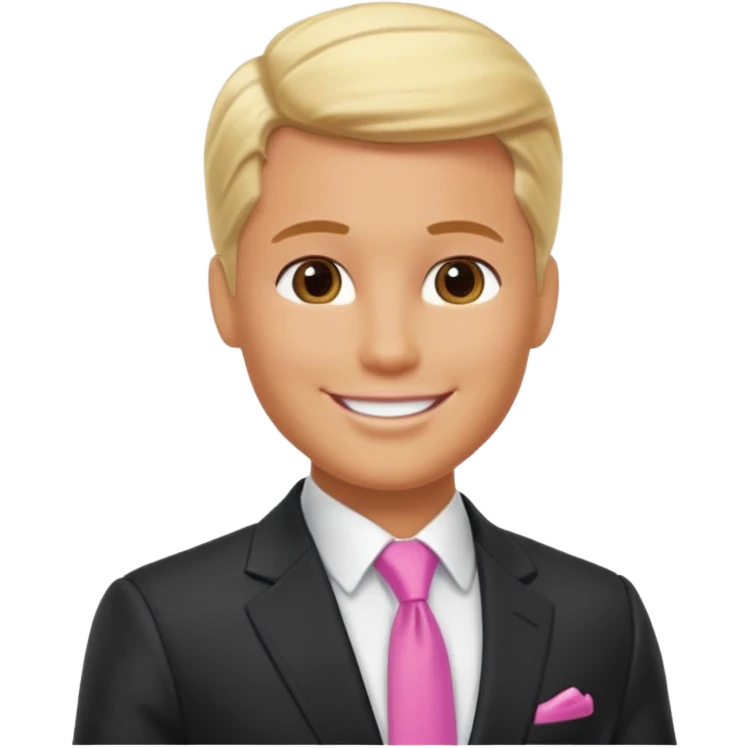 Barbie Ken hace emoji