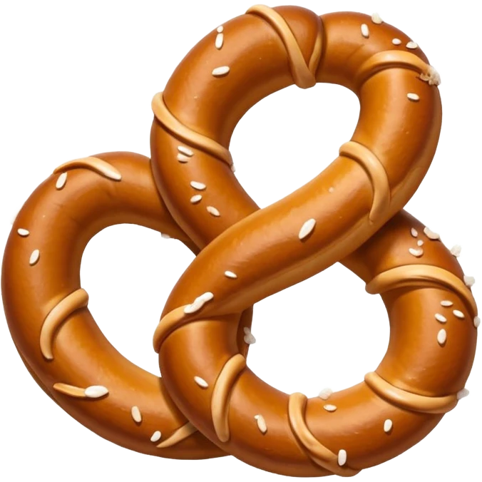 pretzel with salt emoji