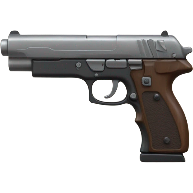 Pistol with extended mag emoji