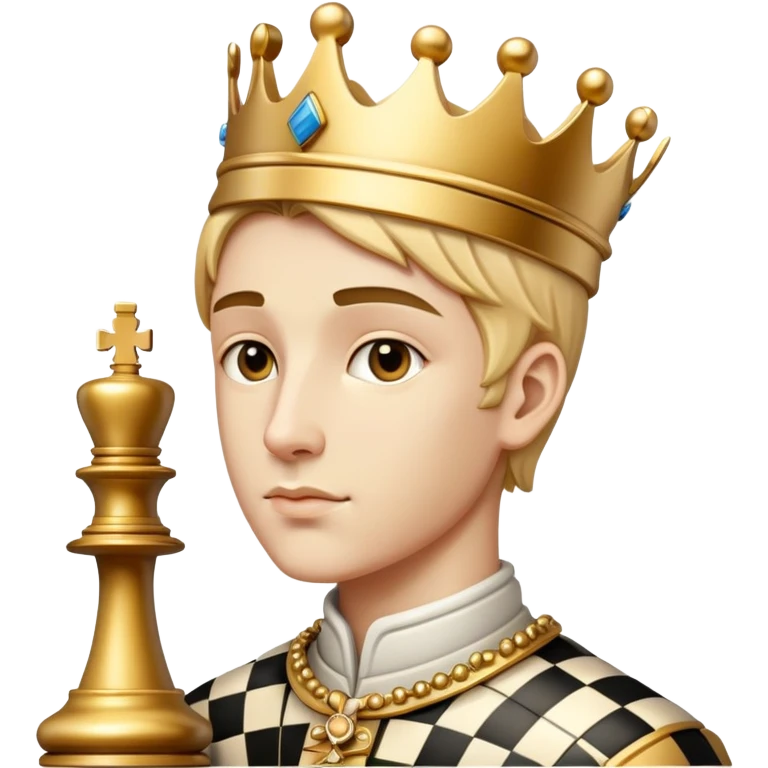 Сигма бой в виде шахматного ферзя  emoji