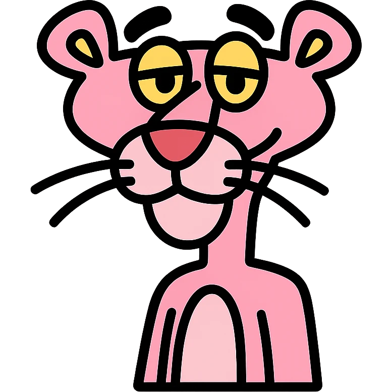 pink panther icon emoji
