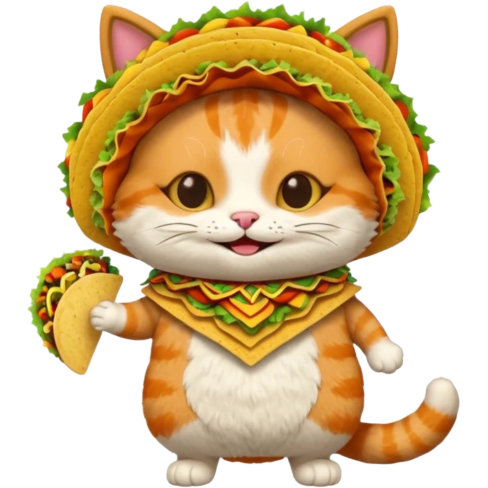 cat taco emoji