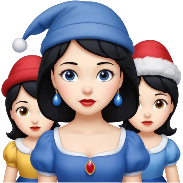 snow white seven dwarf emoji